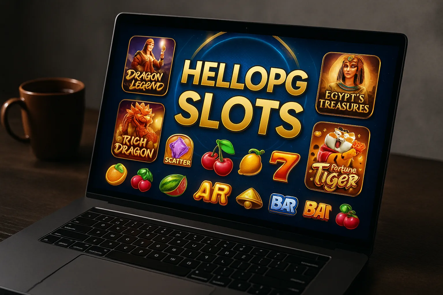 Explore o mundo das slot machines no HELLOPG Casino